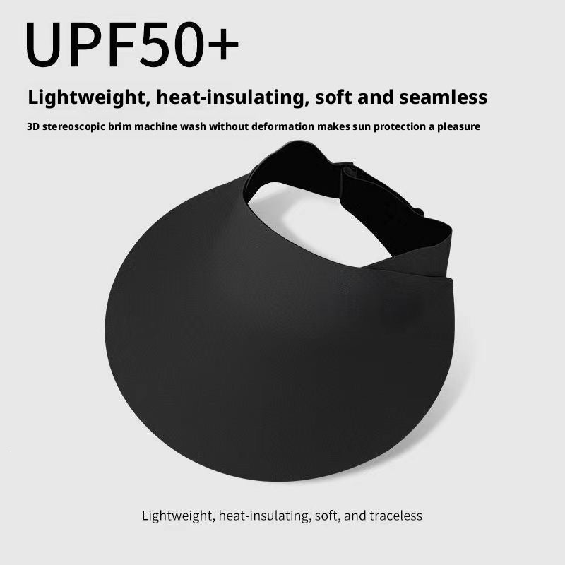 Sun Protection Breathable Hat, Wide Brim, Seamless, UV Resistant, Unisex Outdoor Sports - Image 2