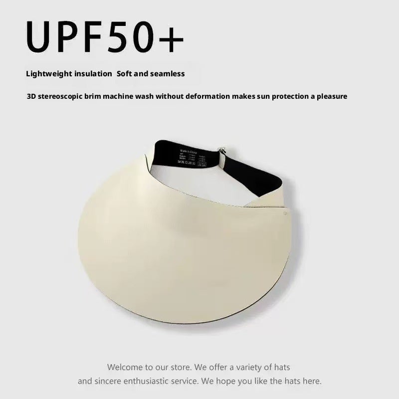 Sun Protection Breathable Hat, Wide Brim, Seamless, UV Resistant, Unisex Outdoor Sports - Image 3