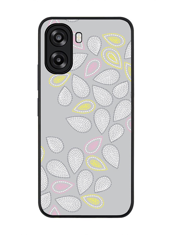 Stylizedd For Oppo A6t 5G / A6t 4G Case,Slim fit Camera Protection, Shockproof Thin Phone cover  - Teardrop Stitches - Image 1