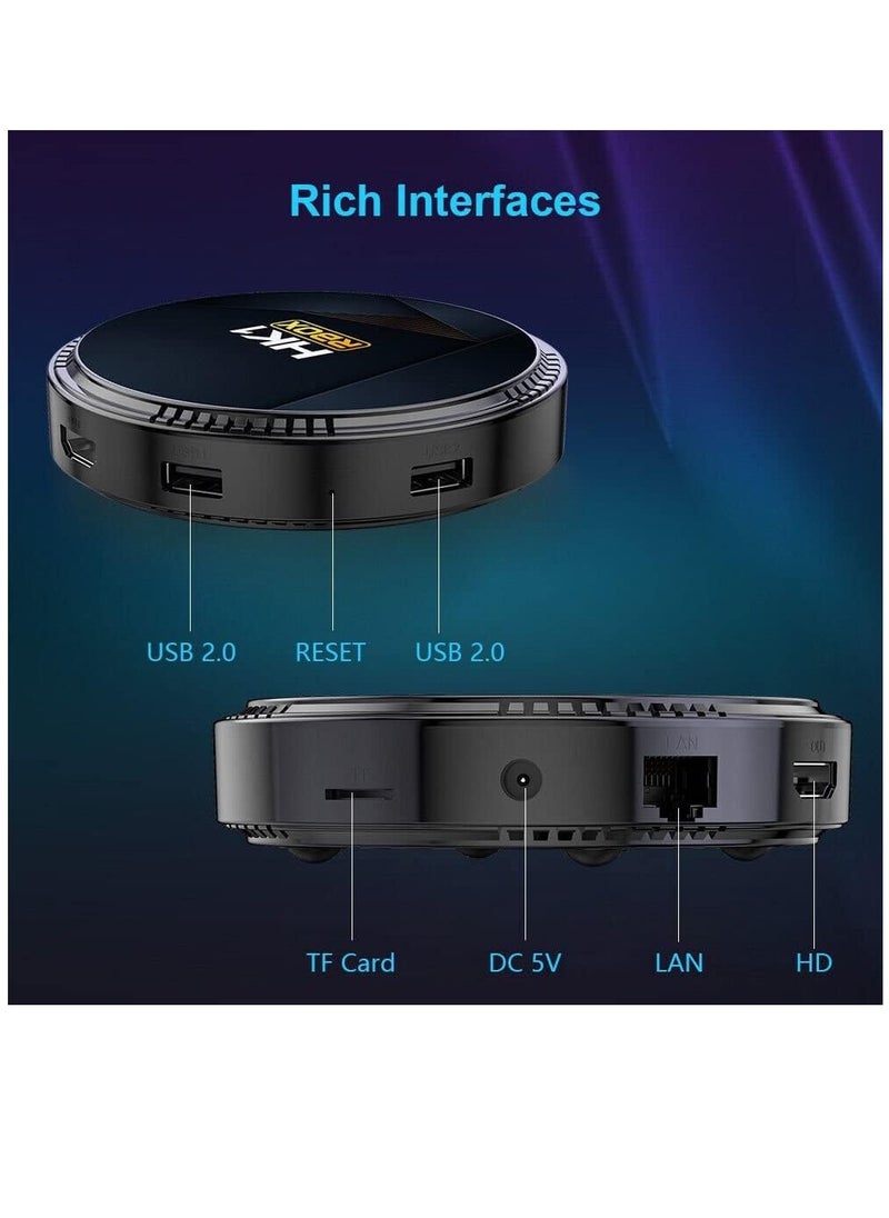 HK1 RBOX H8 TV Box android 12 Allwinner H618 2G 16G WIFI6 4K BT5.0+ Dual band wifi