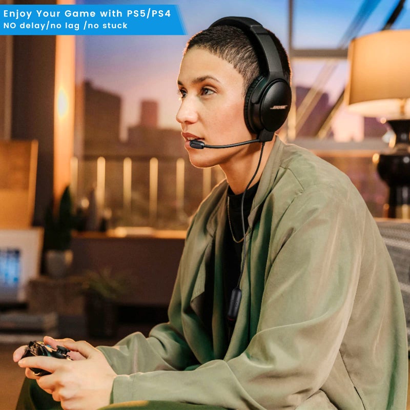 weishan Detachable Mic Replacement for Bose QuietComfort 35 II(QC35 II) & Quiet Comfort 35(QC35) Headphones, Boom Gaming Microphone with Mute Switch for Xbox One, PS4, PS5, PC - Image 5