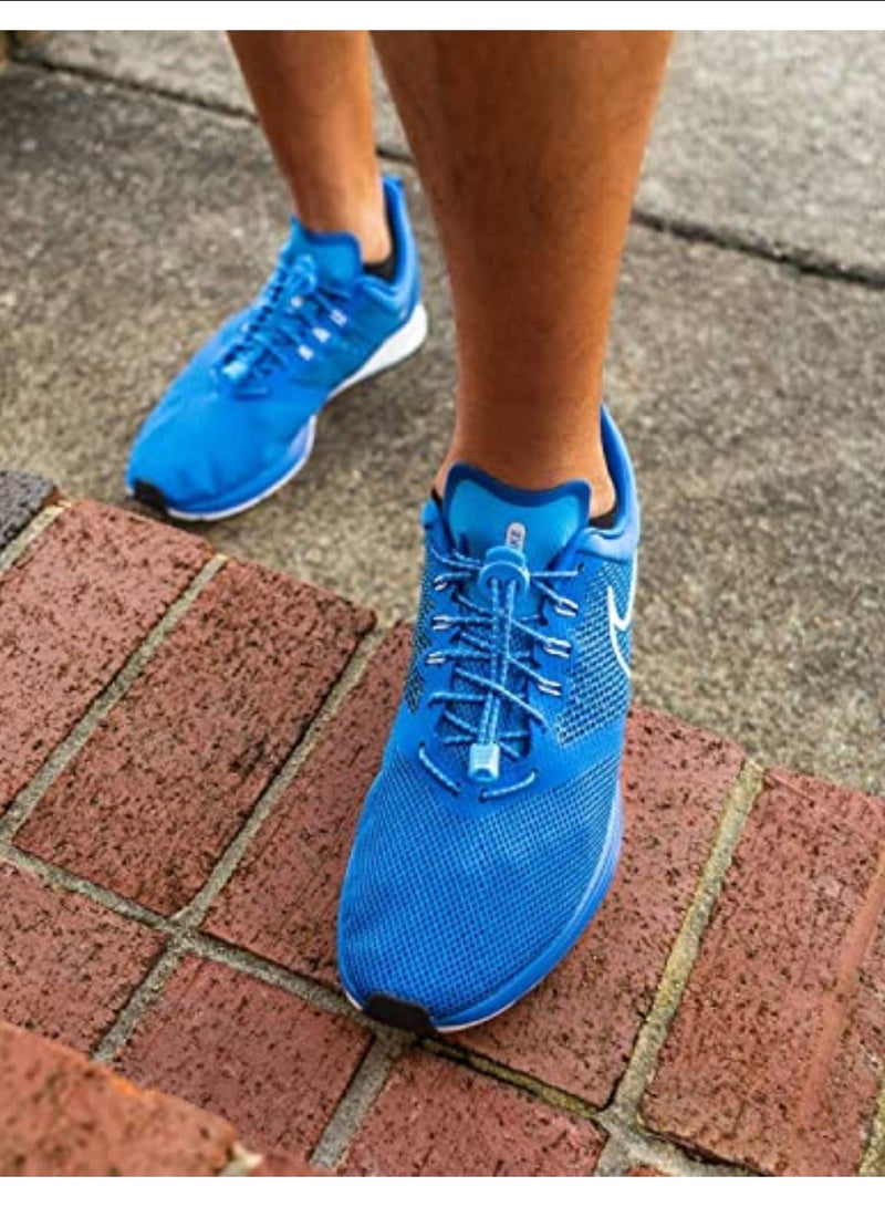 1 Pair Shoelaces No Tie Shoe Laces for Women Men Shoe Laces Laces One Size Fits All for Kids & Adults Blue