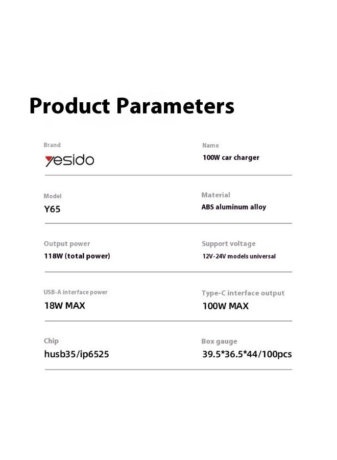 Beauenty Suitable for Apple mobile phone car charger PD118w car charger QC3.0 double fast charge. - Image 4