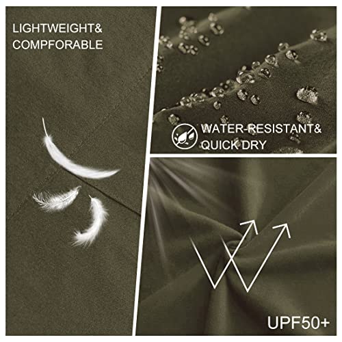 Arunlluta Hiking Pants for Men, Hiking Travel Pants Water-Resistant Mens Work Pants Stretch Quick Dry Lightweight - Image 5