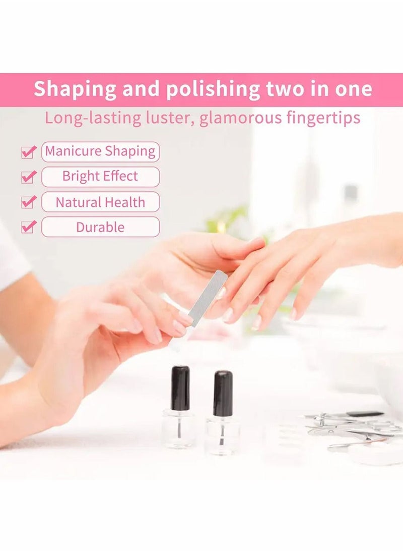 Generic 6 Pcs Nano Glass Nail Files Professional Manicure Nail Tools Crystal Glass Nail Files with Case for Natural Nails  - Image 2