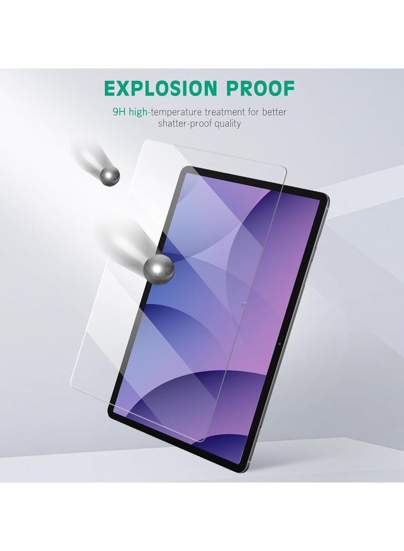 general [2 packs] Galaxy Tab S10 FE Plus/S10 FE+ 13.1-inch 2025 screen protector, tempered glass compatible pen, 9H hardness scratch resistant - Image 2