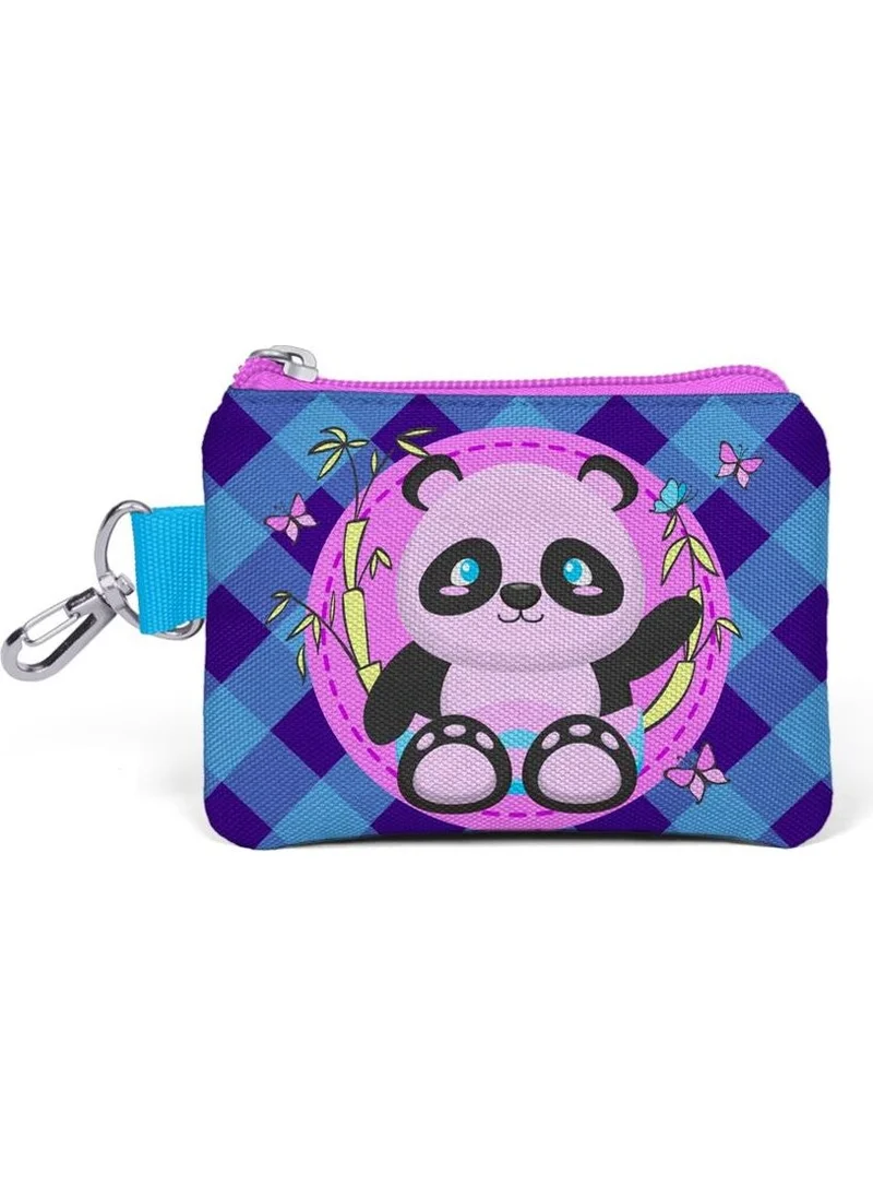 CORAL HIGH Kids Light Pink Purple Panda Coin Purse 21759