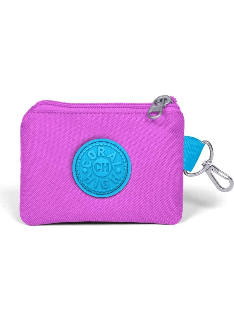 CORAL HIGH Kids Light Pink Purple Panda Coin Purse 21759