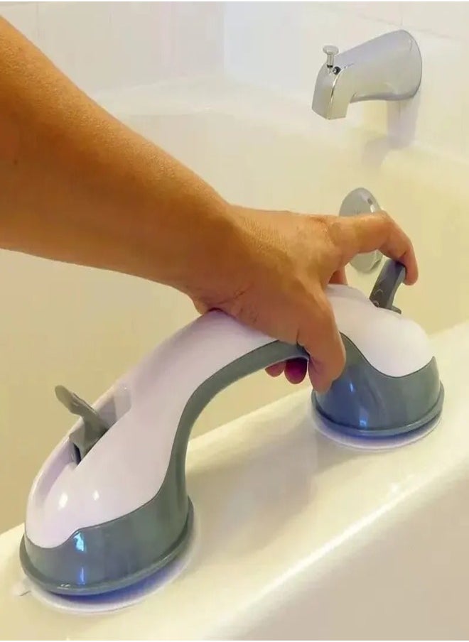 AROAQ Suction Cup Handrail Bathroom Armrest Sucker Shower Helping Handle Bath Safer Grip for Tubs Glass Doors And Windows  - Image 3