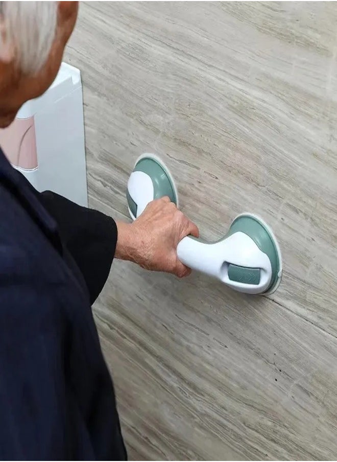 AROAQ Suction Cup Handrail Bathroom Armrest Sucker Shower Helping Handle Bath Safer Grip for Tubs Glass Doors And Windows  - Image 4