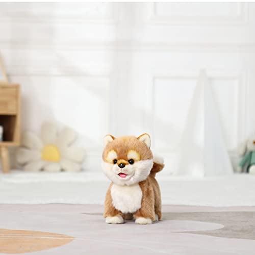 CU-MATE Electronic Walking Akita Stuffed Dog Toy Realistic Interactive Puppy Pet Dog Walking BarkingWagging Tail TalkingPresent Pet Gifts for 3 Year Boys Girls - Image 5