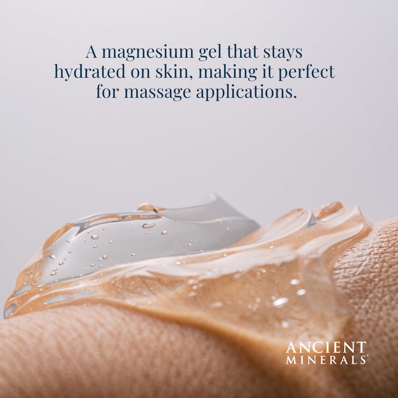 Ancient Minerals جل المغنيسيوم من المعادن القديمة - زجاجة 8 أونصات - كلوريد المغنيسيوم زكشتاين النقي الأصلي - الأفضل للتدليك، التطبيق الموضعي على الجلد - Image 4