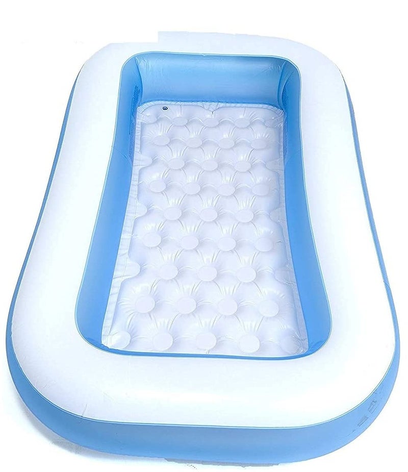 SuNZita® Baby Bath Tub 6 Ft Baby Bath Pool Large Size Inflatable Baby Bath tub for Kids Home and Travel - NO AIR Pump-Multicolor - Image 5