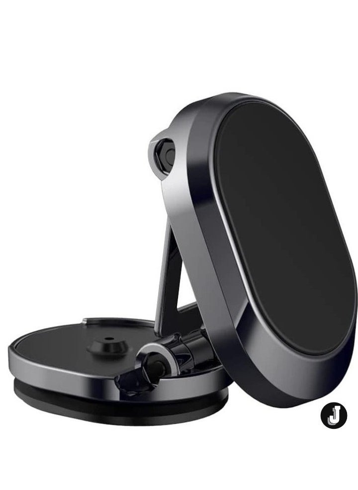 JAJEEK "New Magnetic Car Phone Holder – Foldable Dashboard Mount with 360° Adjustable Rotation, Perfect for Use in Cars, Kitchens, and Other Locations. Features Aluminum Construction for Enhanced Durability." - Image 1