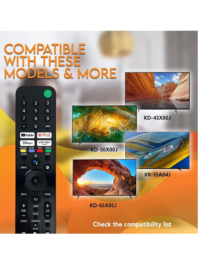 ELTRAZONE Remote Control for Sony Bravia TVs – Compatible with KD-43X80J, XR-50X90J, XR-55A80J & More – Includes Netflix, Disney+, Prime Video, YouTube Buttons - Image 4