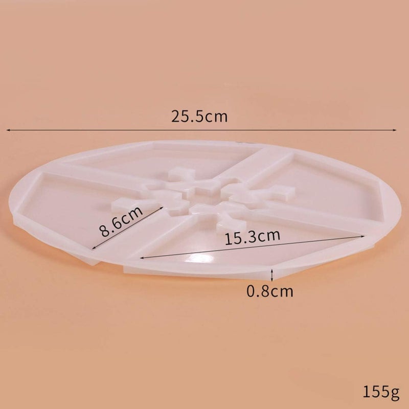 comfrt Resin Silicone Coaster Mold Crystal Epoxy Mold for DIY Craft Resin Casting Cup Mat Bowl Mat Home Decoration - Image 3