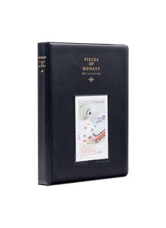 O Ozone Pieces Of Moment Mini Book Album Instax Mini 7s 8 25 50s 90 / Instax SP-1/ Polaroid (64 Photos, Black)  - Image 1