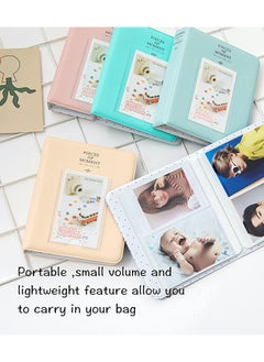 O Ozone Pieces Of Moment Mini Book Album Instax Mini 7s 8 25 50s 90 / Instax SP-1/ Polaroid (64 Photos, Black)  - Image 4