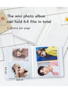 O Ozone Pieces Of Moment Mini Book Album Instax Mini 7s 8 25 50s 90 / Instax SP-1/ Polaroid (64 Photos, Black)  - Image 3