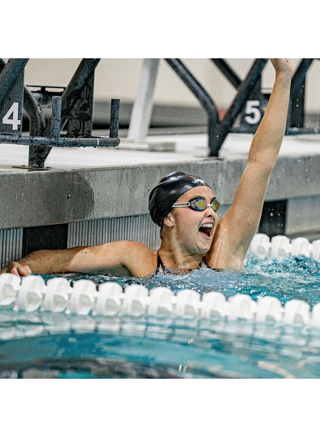 FINIS Tide Goggle Gold Mirror/White -Sleek Racing Goggles - Image 3