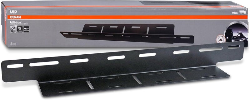 OSRAM LEDriving LICENSE PLATE BRACKET AX, license plate holder, driving light holder compatible with all LEDriving driving lights - Image 1