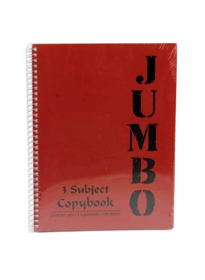 منترا كشكول  جامبو 120ورقة 3فاصل A4 - Image 1