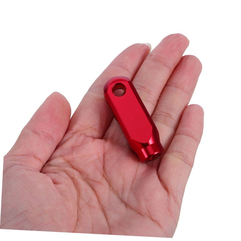 Motorcycle Brake Lever Tip Aluminum Extended U Shaped Design Red Color - Image 5