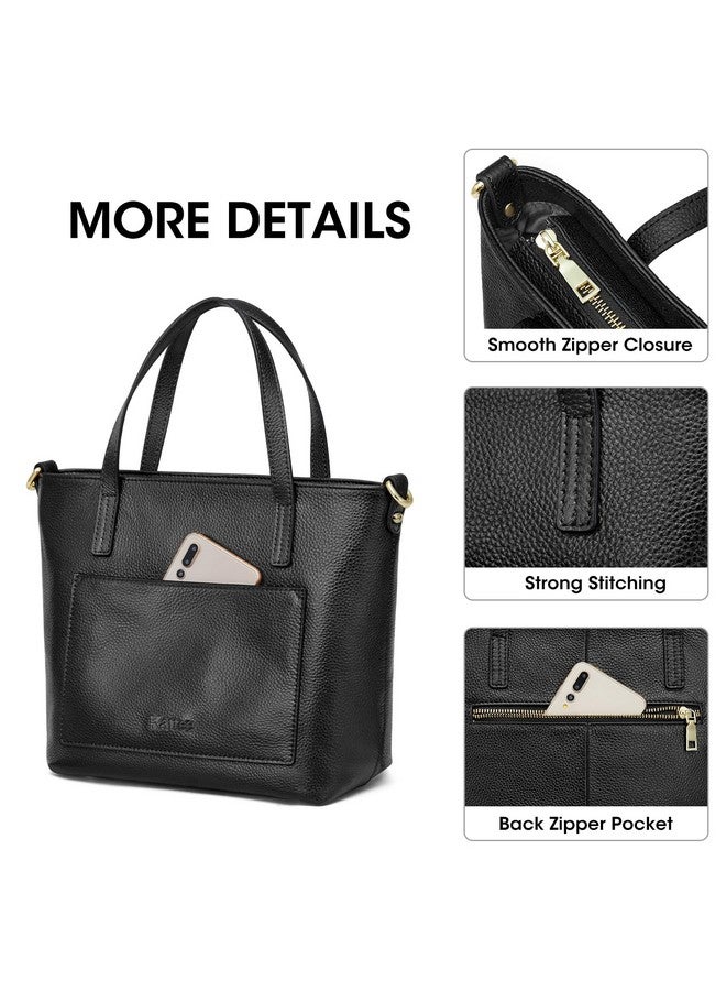 Kattee Soft Leather Tote Bags for Women, Shoulder Purses and Handbags, Casual Work Top Handle - Image 3