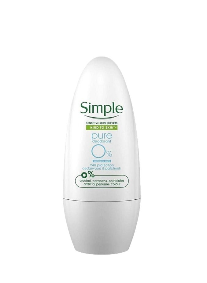 simple Pure Roll-On Deodorant 45 ml