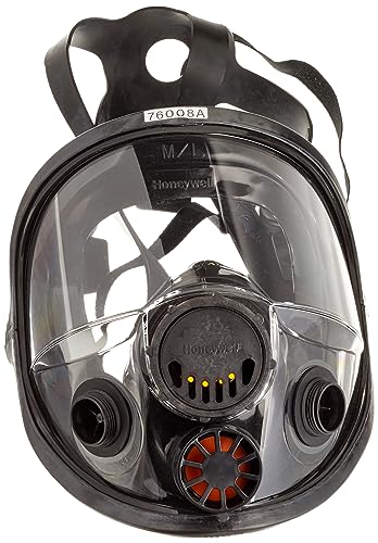 NORTH Honeywell Safety Products 760008A Safety Products, 7600 Series Full Facepiece Respirator, Dual Cartridge, Medium/Large - Image 1