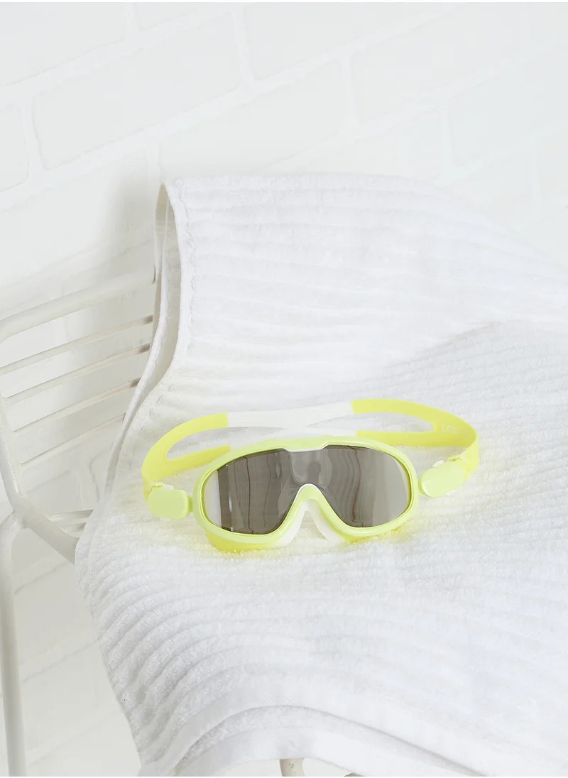 ساني لايف Kids Swim Mask Salty The Shark Neon Yellow