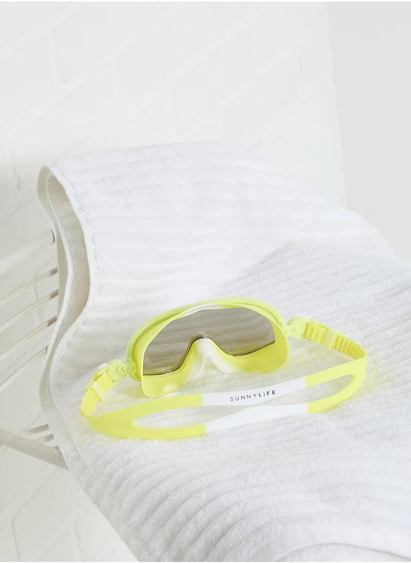 ساني لايف Kids Swim Mask Salty The Shark Neon Yellow