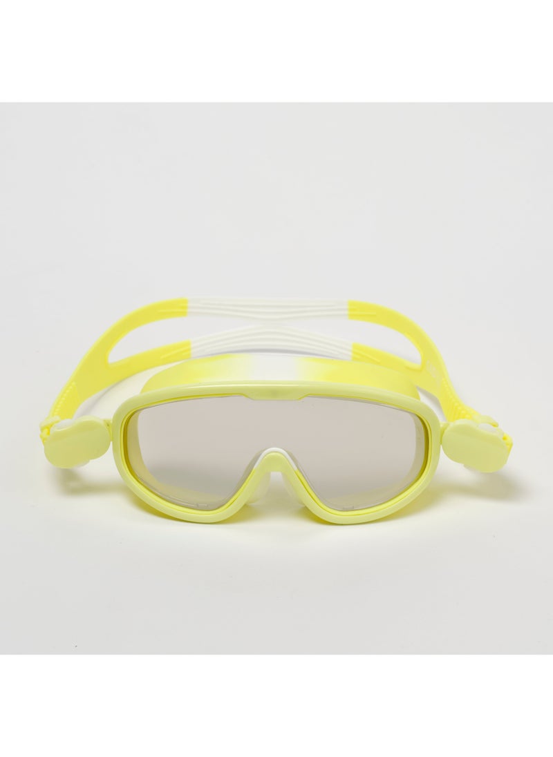 SUNNY LIFE - Kids Swim Mask Salty The Shark Neon Yellow - Image 1