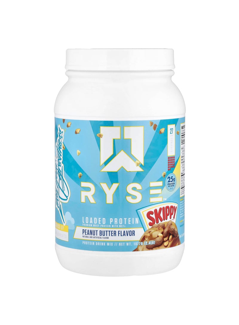 Loaded Protein, Premium Whey Protein with MCTs, Skippy® Peanut Butter, 2.4 lb (1,077 g)