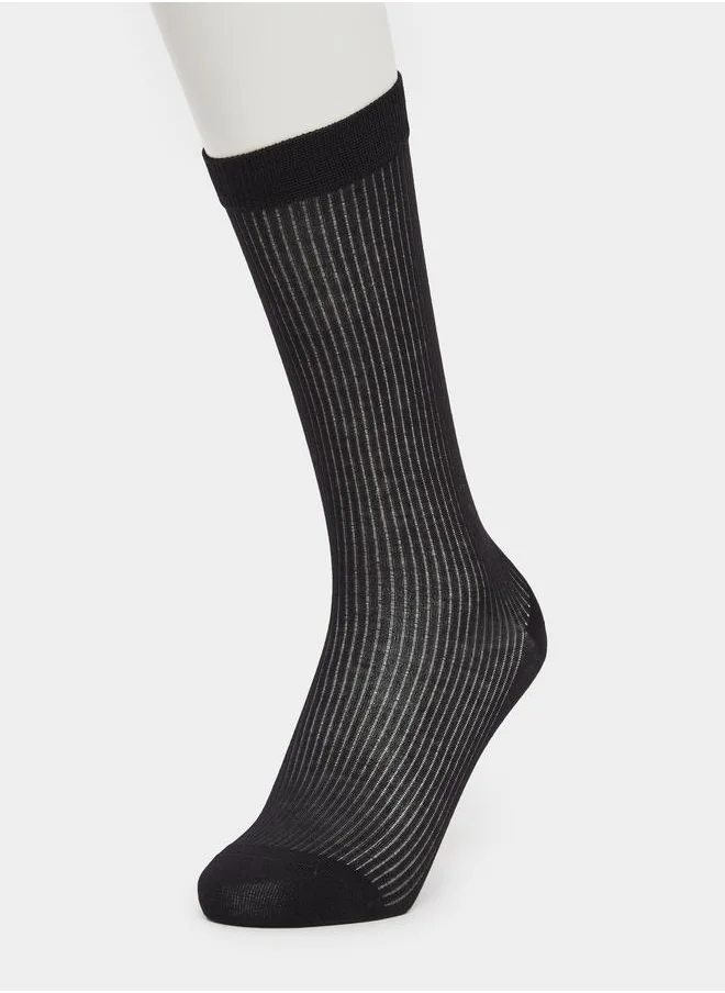 Styli Styli Textured Crew Socks