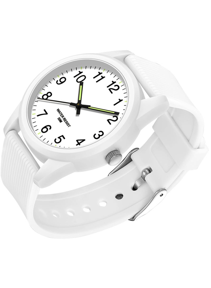 Kids Analog Watches for Girls Boys Watches with Soft Band Learning Time 50M Waterproof Children Watch Easy to Read for Ages 4-12 Kids Gift - Image 2