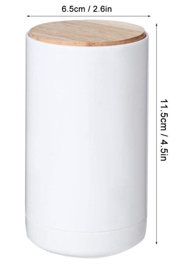 WYBOT - Mini Toothpick Holder, 4-Compartment Pop Up Toothpick Dispenser Qtip Cotton Swabs Container for Home Bathroom Kitchen Restaurants (Toothpick Not Included) - Image 1