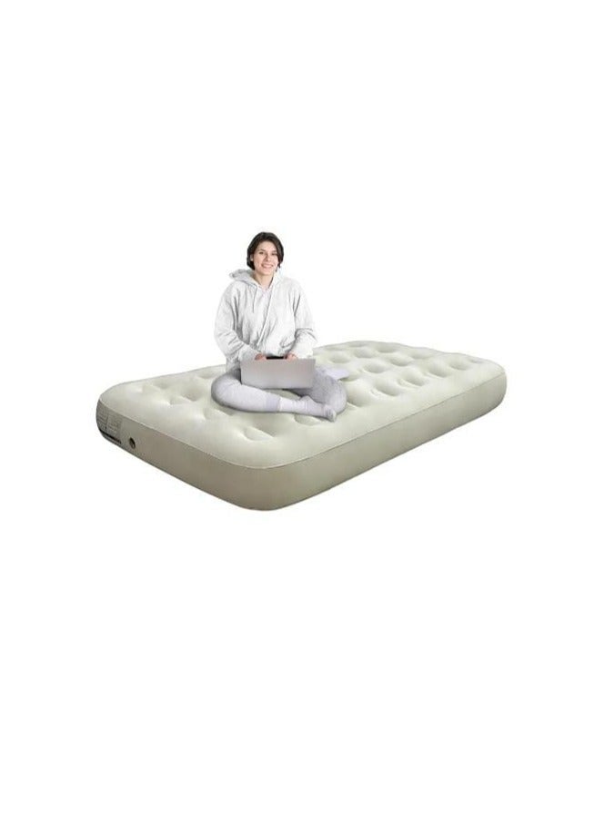 TIGER Inflatable Air Bed – 200x150x25cm Queen Size Mattress, Fresh Breathable Surface, Anti-Rollover Design for Home, Camping & Guest Use - Image 5