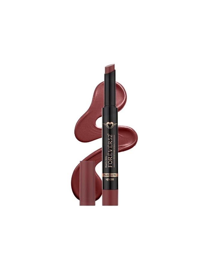 Daily Life Forever52 Hydra Lipstick, Semi-Matte Finish| Enriched with Hyaluronic Acid, Vitamin E & UVB Filter| 97% Lip Darkness Reduction | Vegan & Cruelty Free (PLUMTASTIC-13, 2g) - Image 1