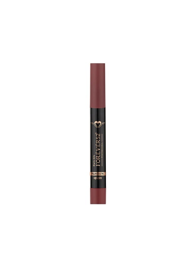 Daily Life Forever52 Hydra Lipstick, Semi-Matte Finish| Enriched with Hyaluronic Acid, Vitamin E & UVB Filter| 97% Lip Darkness Reduction | Vegan & Cruelty Free (PLUMTASTIC-13, 2g) - Image 4