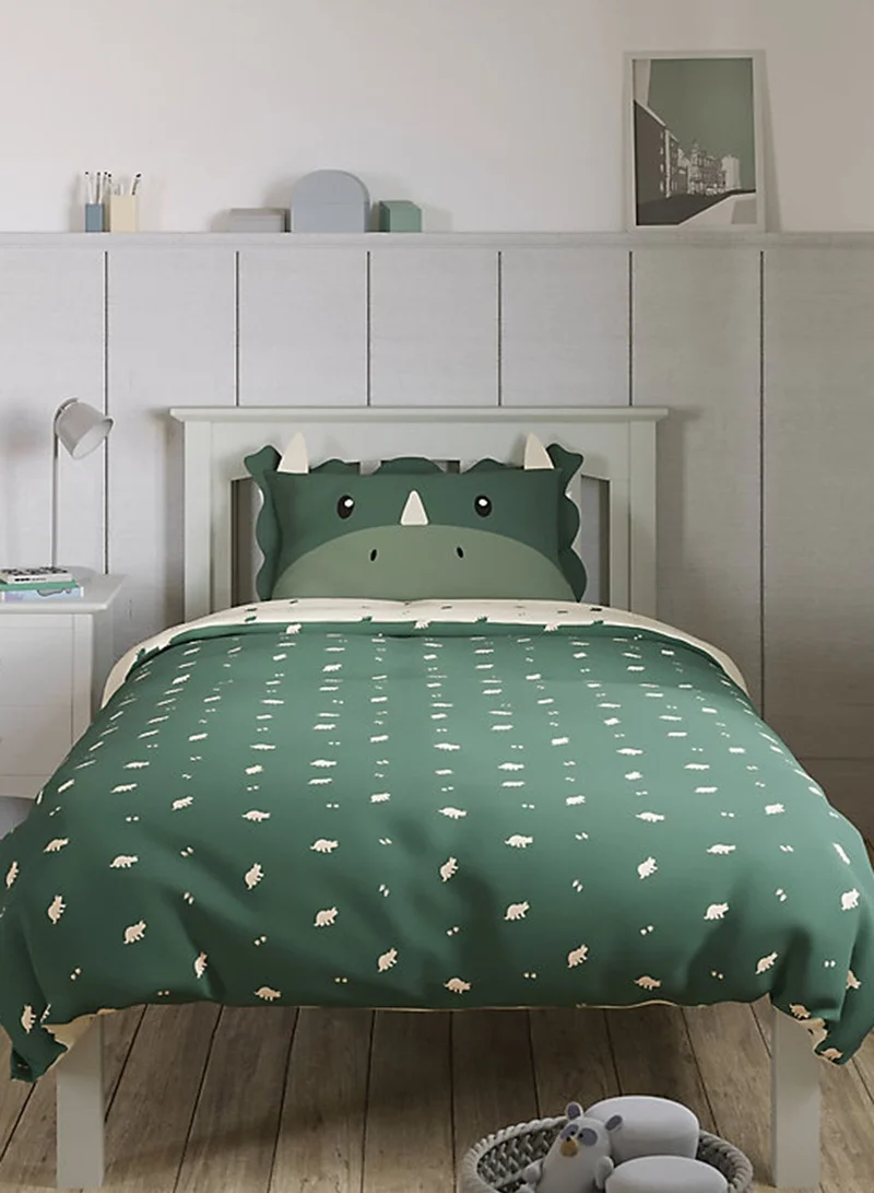 Marks & Spencer Cotton Mix 3D Dino Single Bedding Set