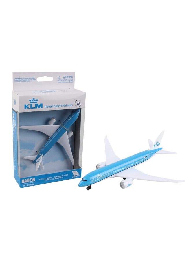 Daron Daron Toy Airplane - KLM 787 - Die-Cast Metal Model Airplane Toy with Plastic Parts for Kids Ages 3+  - Image 1
