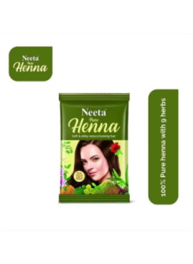 Neeta Pure Henna (Mehendi) Powder For Hair | 100% Natural Henna Powder with Goodness of 9 Herbs, 5.29 Ounce Pack of 1 - Image 4