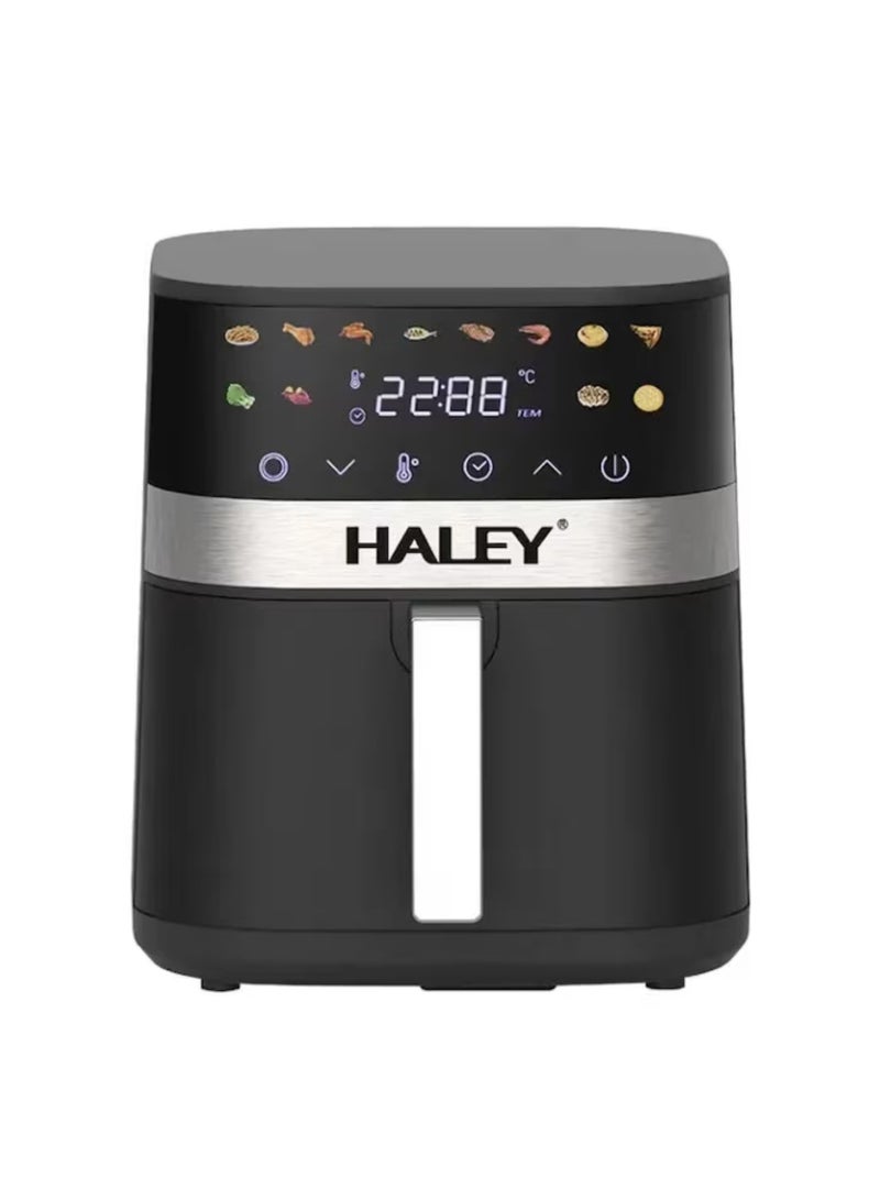 Haley مقلاة هوائية سعة 7 لترات مع تحكم رقمي ومؤقت ميكانيكي سهل الاستخدام بقوة 2000 واط - Image 3
