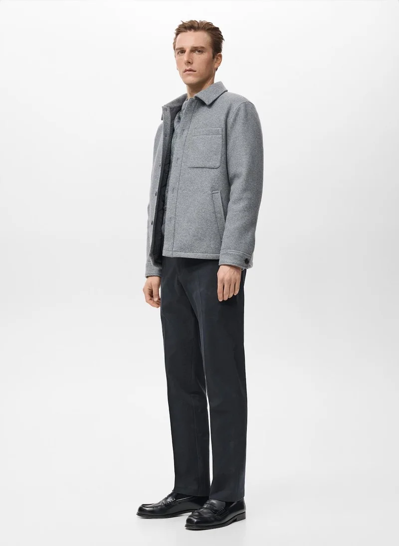 Mango Man  Regular-fit cotton trousers for Men | Best Price UAE