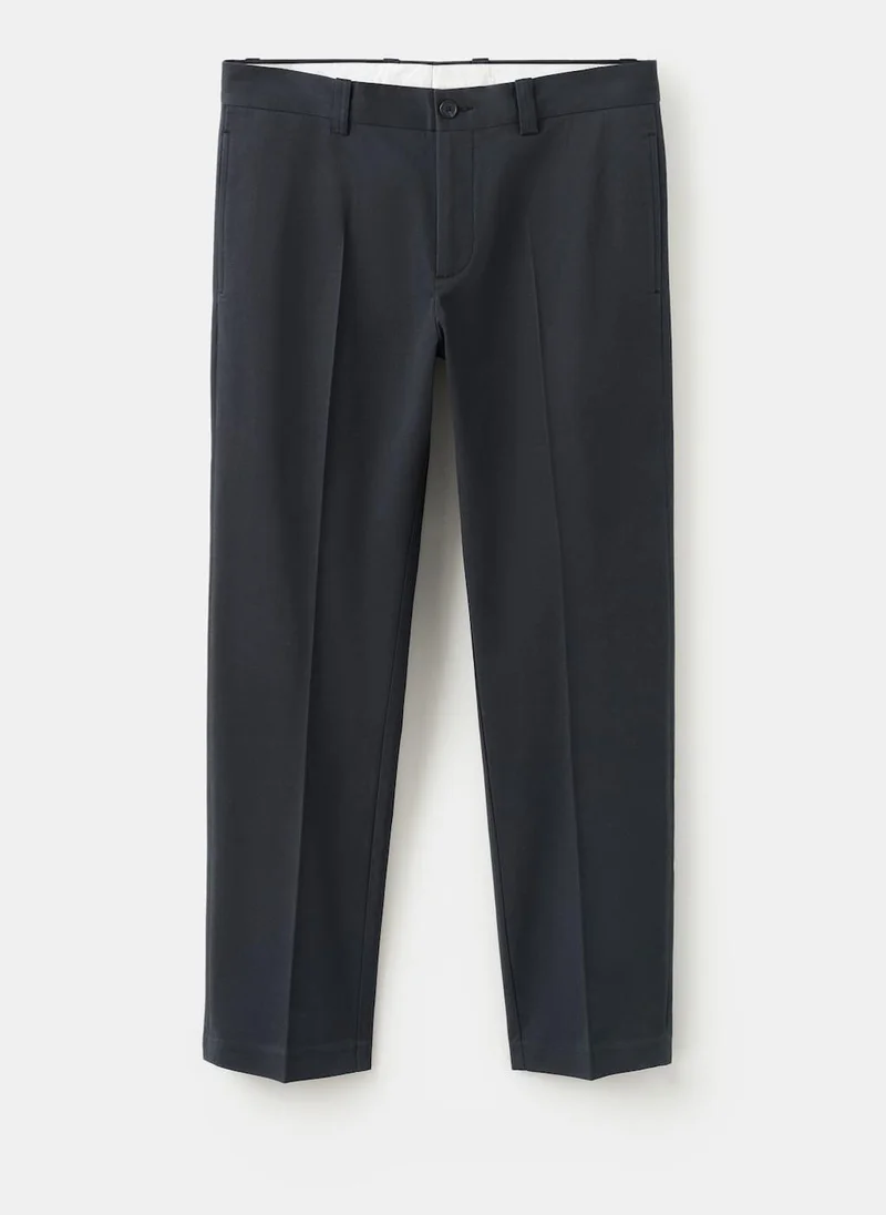 Mango Man  Regular-fit cotton trousers for Men | Best Price UAE