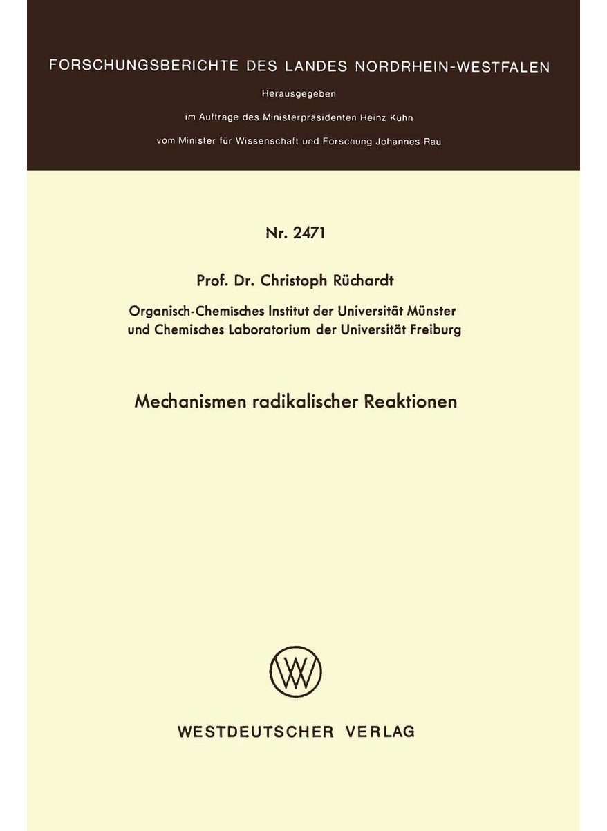 Mechanismen radikaler Reaktionen 