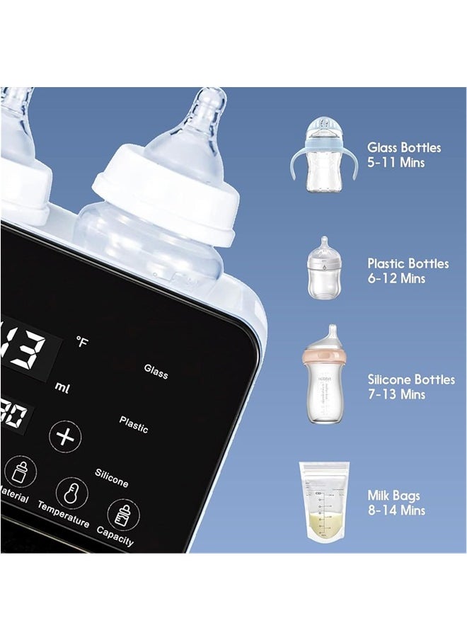 Beauenty Baby Bottle Warmer, 9-in-1 Milk Warmer for Breastmilk Formula, 48H Constant Warming.  - Image 5