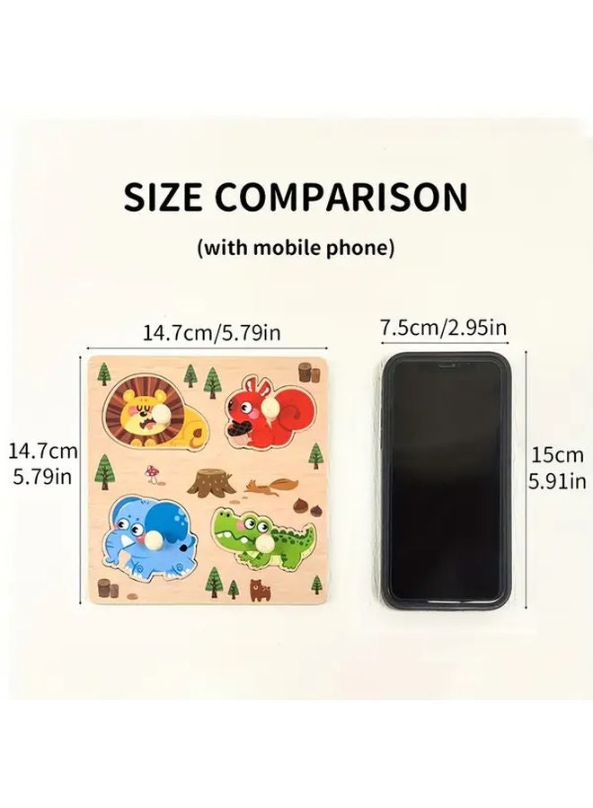 لعبة خشبية للبزل - لوحة مطابقة المرور - مهارات حركية دقيقة - تنسيق بين اليد والعين - هدية تعليمية - Image 3