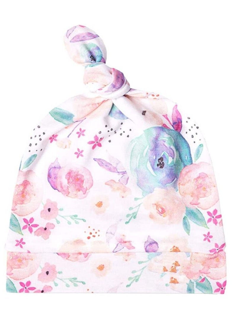 Loquat - Baby Hat Spring And Summer 0-6 Months Pure Cotton Tire Cap - Image 1
